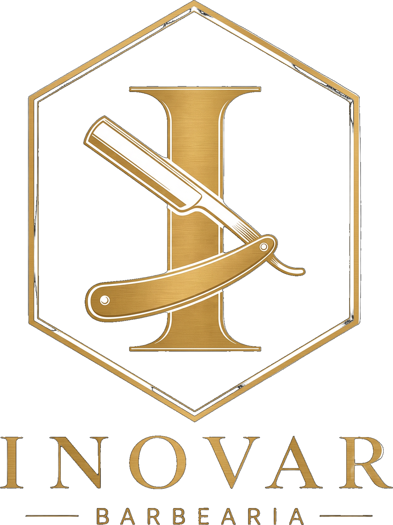 Logomarca Inovar Barbearia